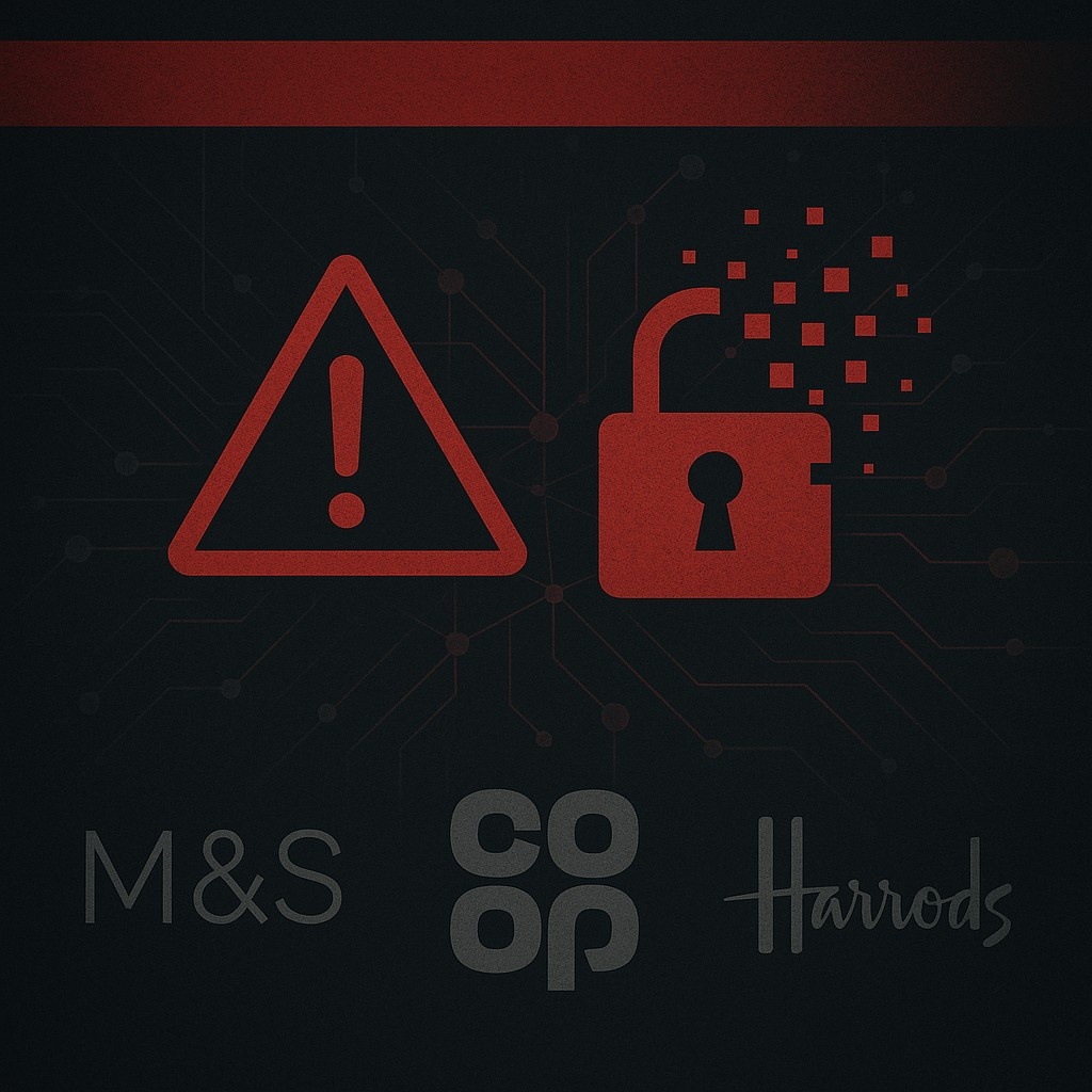 Cyberattacks Hit UK Retail Giants: M&S, Co-op, and Harrods Targeted in Coordinated Breach